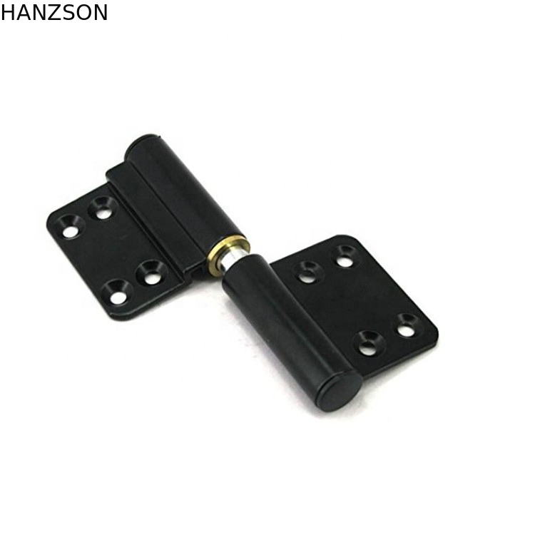 Schwarze Tür-Aluminiumscharniere, 4-Zoll-Türflaggen-Scharnier Stärke 2.7-4.5mm