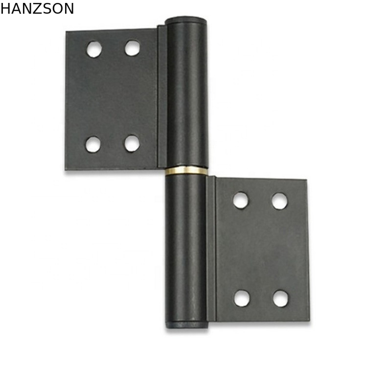 Schwarze Tür-Aluminiumscharniere, 4-Zoll-Türflaggen-Scharnier Stärke 2.7-4.5mm