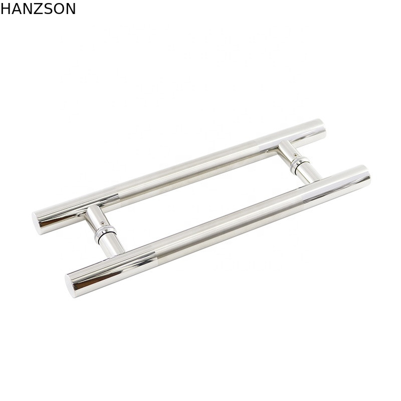 Edelstahl-Zug-Türgriff für Glastür H formen 38mm 32mm 25mm Durchmesser