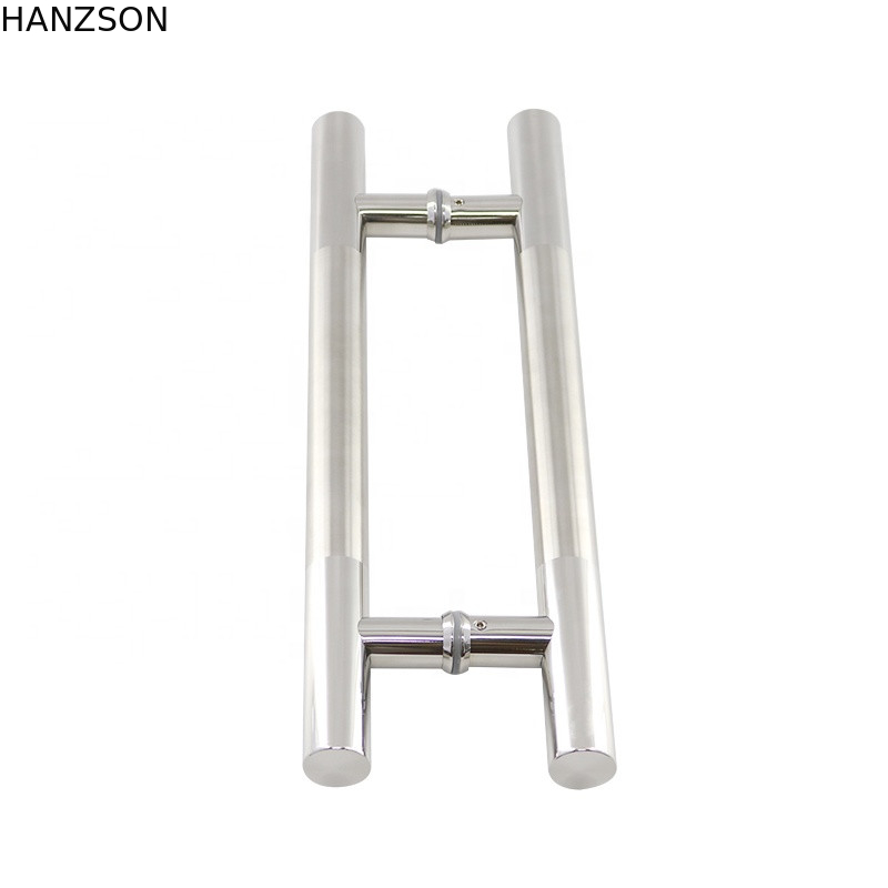 Edelstahl-Zug-Türgriff für Glastür H formen 38mm 32mm 25mm Durchmesser