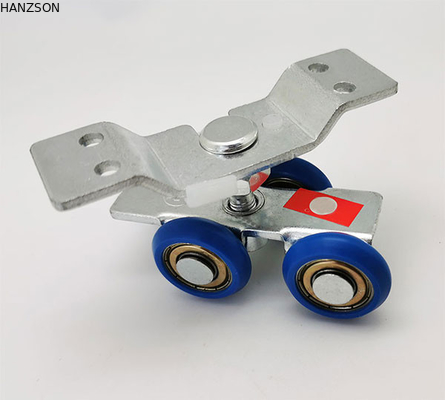 60.0mm Höhen-Schiebetür-Flaschenzug-Räder, Nylonplastiktür-Rollen-Breite 26mm