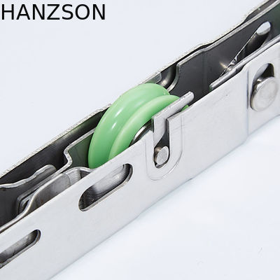 Schiebetür-Rollen-harte Beanspruchung ODM mit 2 Rädern POM Iron Material